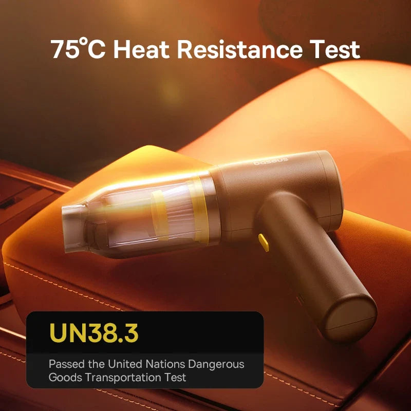 Handheld Car Vacuum Cleaner – Wireless, Dry & Wet Use