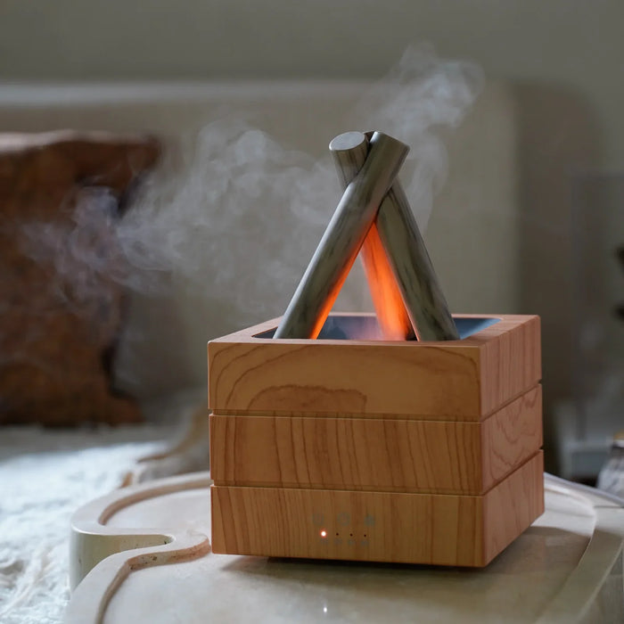 Flame Aroma Diffuser Humidifier - USB RGB Desktop