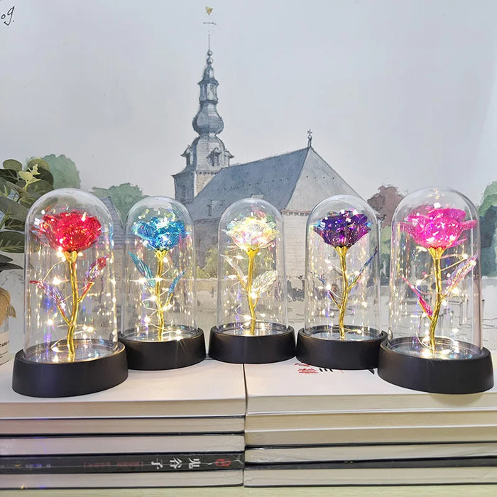 Galaxy Eternal Rose – Preserved Flower in Glass Dome